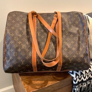 Authentic Louis Vuitton vintage zipper tote